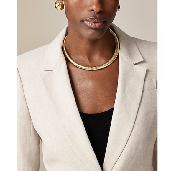 NWT J.Crew Helena blazer in stretch linen blend - Picture 3 of 7